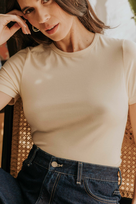 T-shirt Mila Ecru Orta