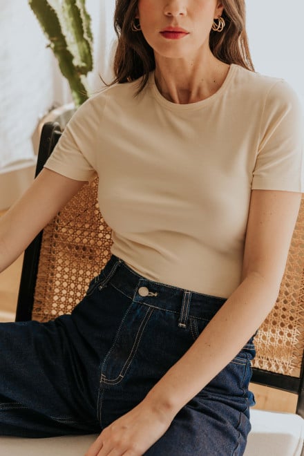 T-shirt Mila Ecru Orta