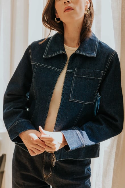 Veste Louise Bleu orta
