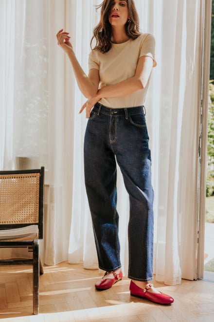 Jeans Baptiste Bleu foncé Orta