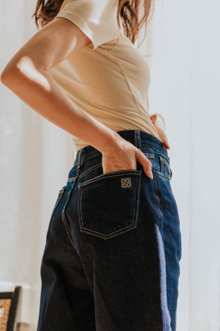 Jeans Baptiste Bleu foncé Orta