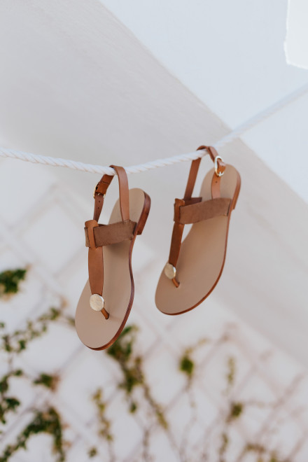 Sandales Athena camel - Orta