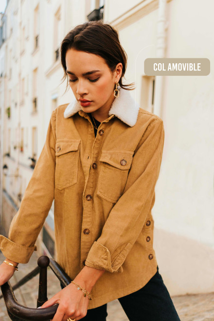 Marceau noisette velvet jacket - Orta