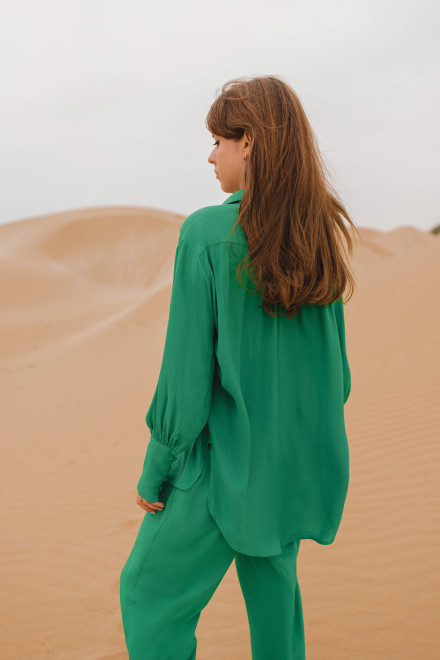 Aurélie green shirt - Orta