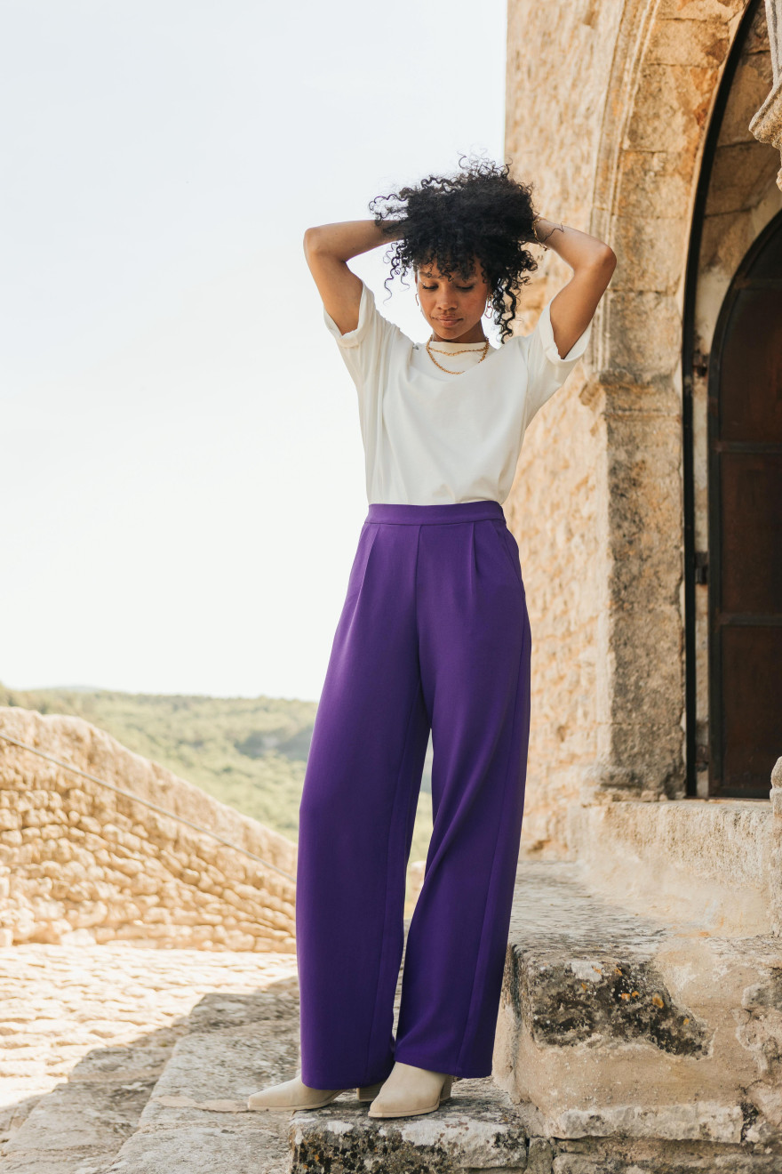 Julien mauve trousers - Orta