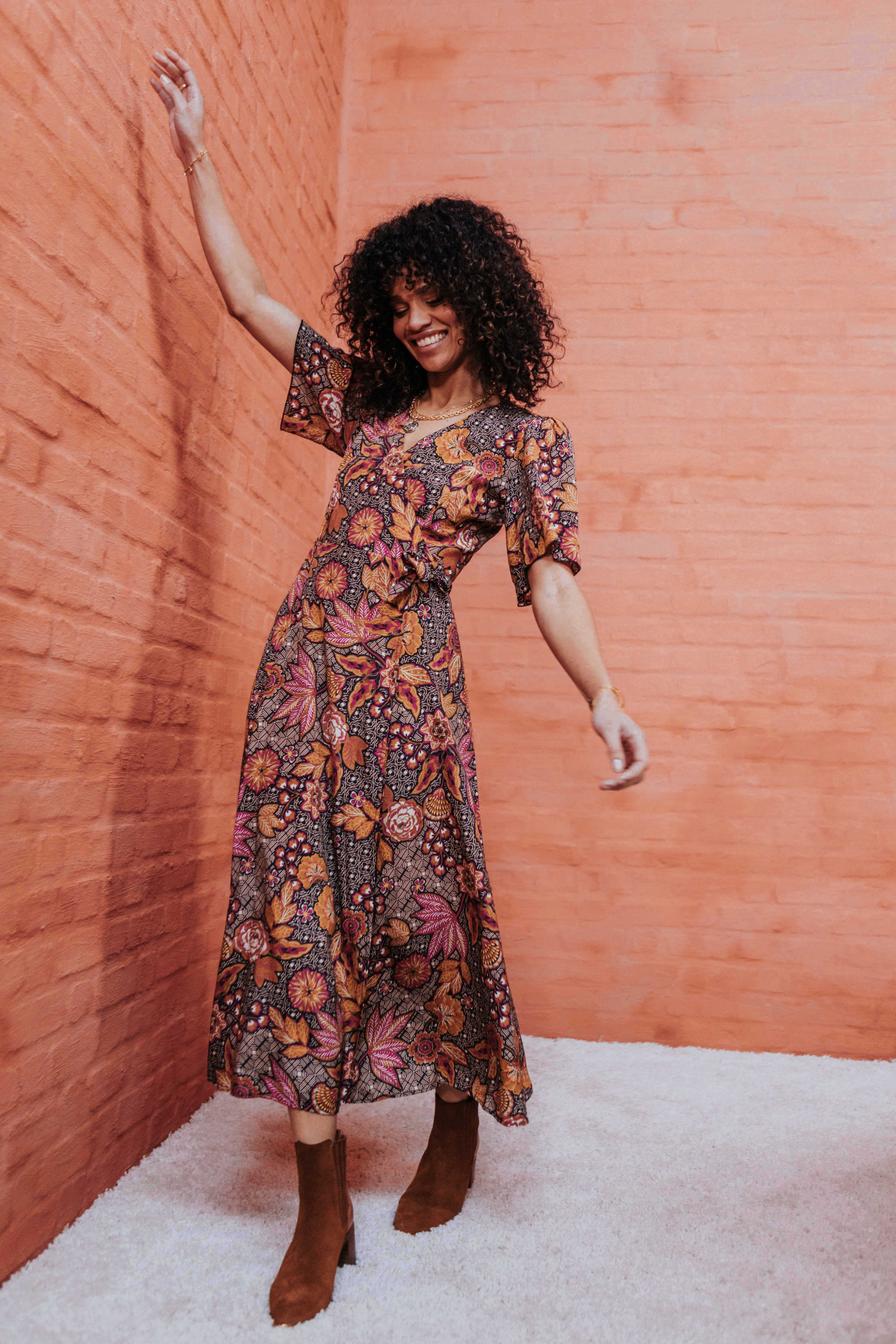 Free people deals olivia midi dress